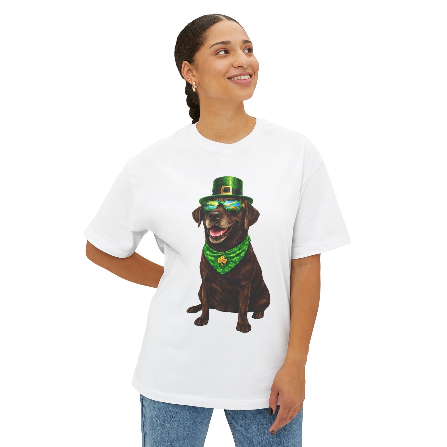 Lucky Labrador Sunglasses Tee — Cool Lab Graphic T-Shirt