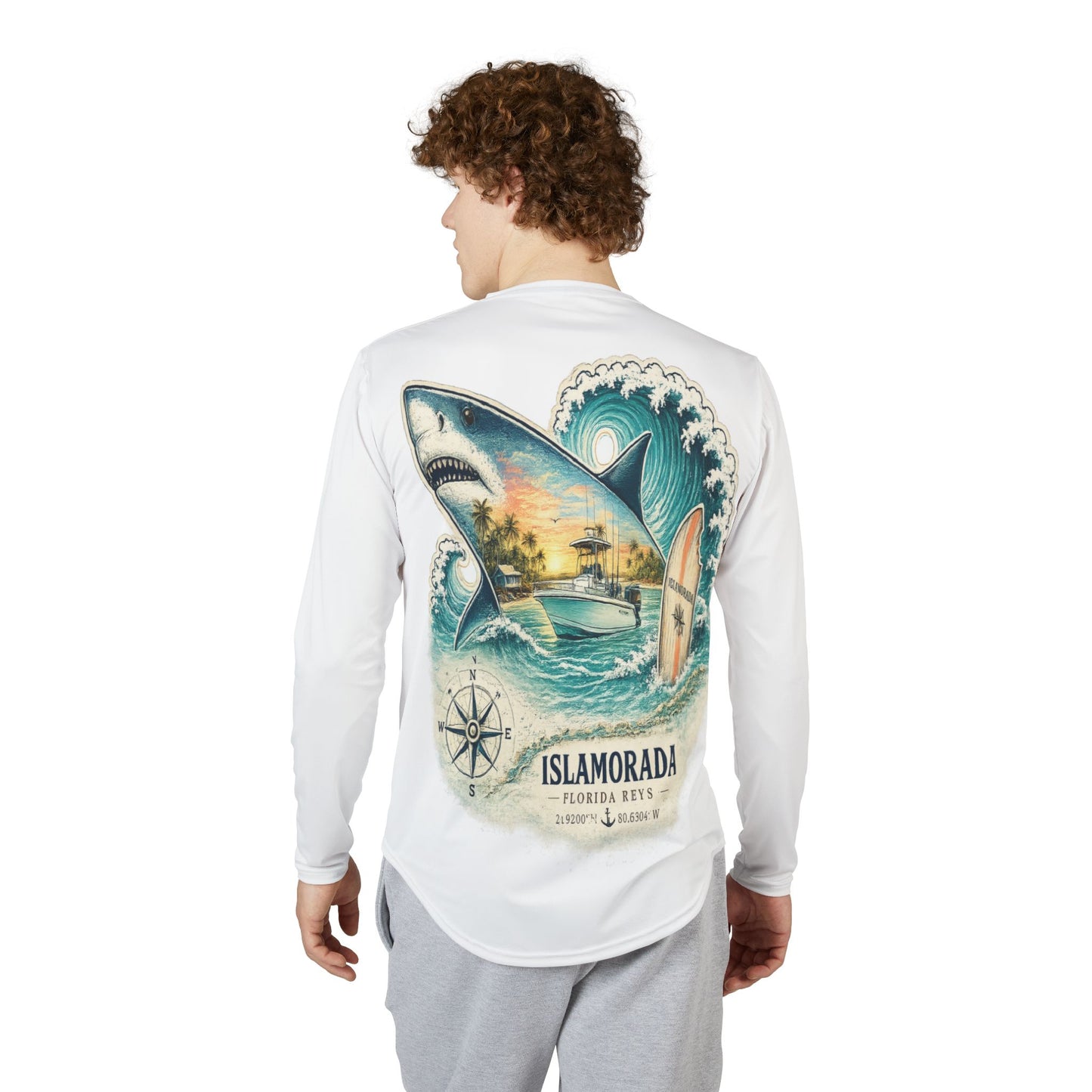 Islamorada Shark & Surf UV Long Sleeve Shirt
