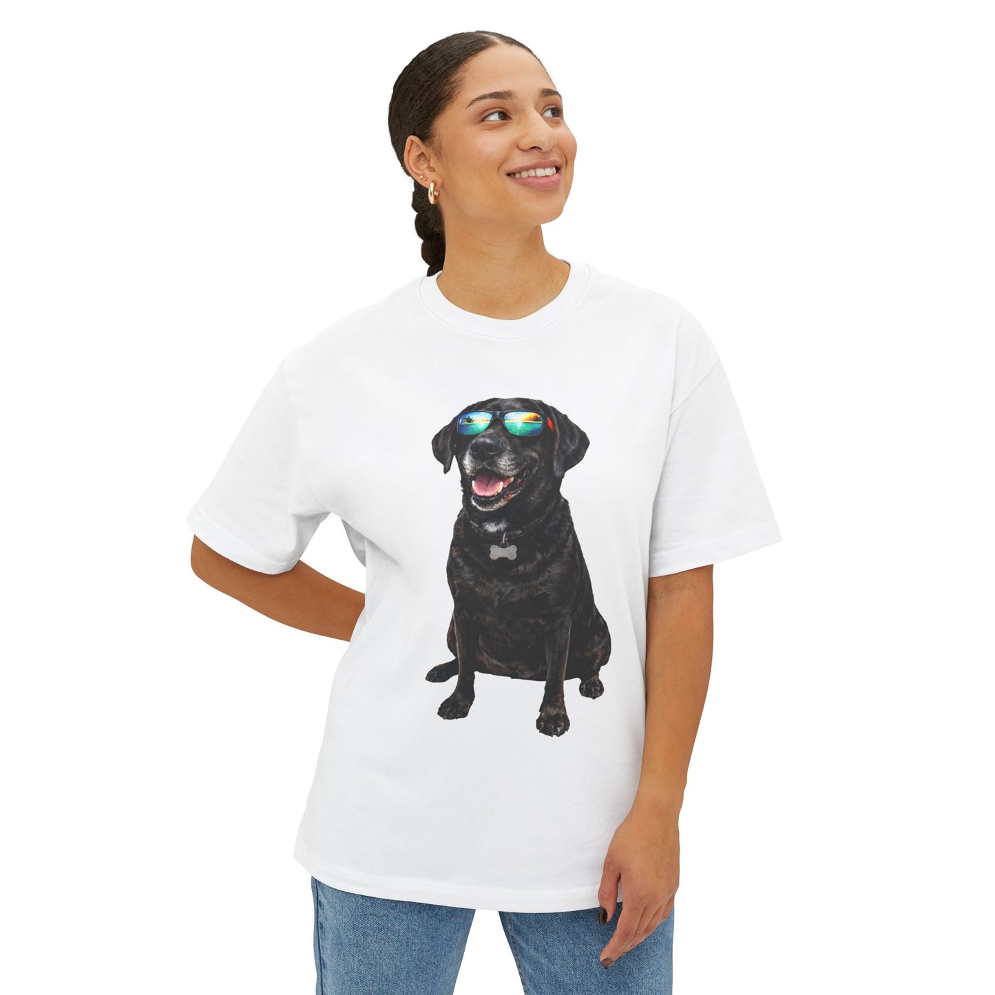 Copy of Copy of Black Labrador Sunglasses Tee — Cool Lab Graphic T-Shirt
